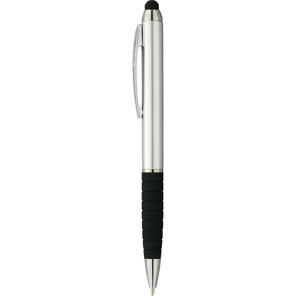 Scripto Silver Ripple Ballpoint Stylus