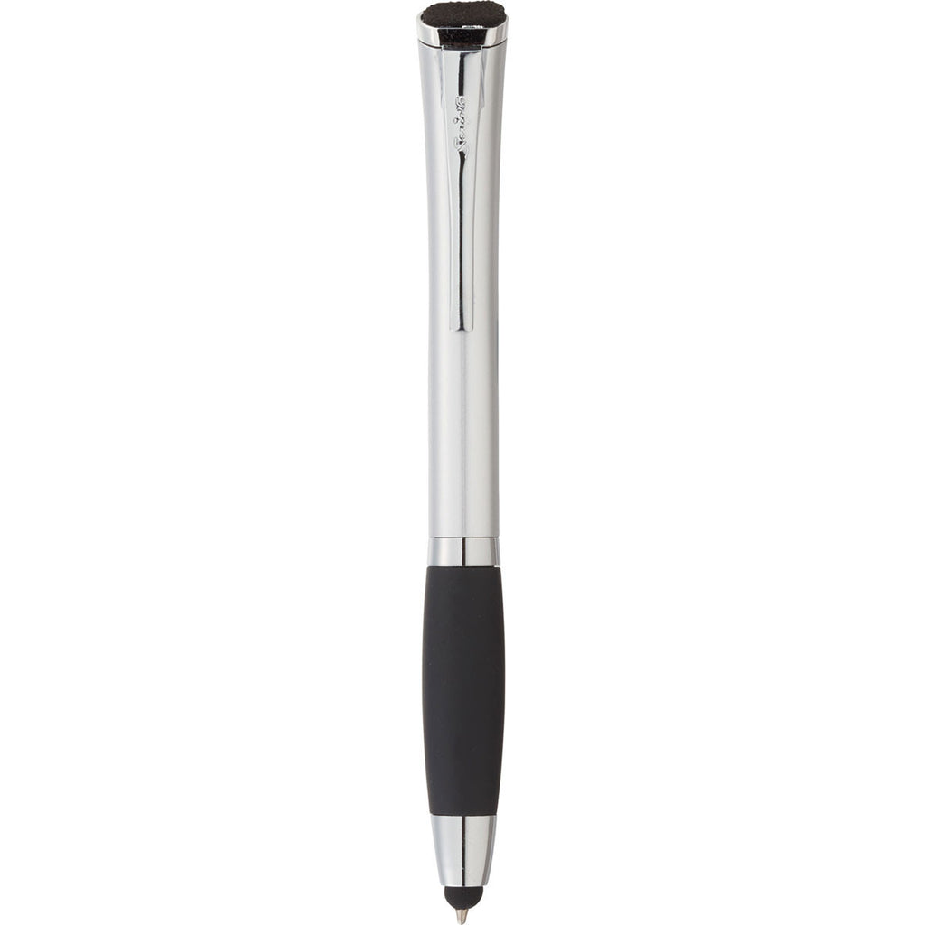 Scripto Silver Score Phone Holder Ballpoint Stylus