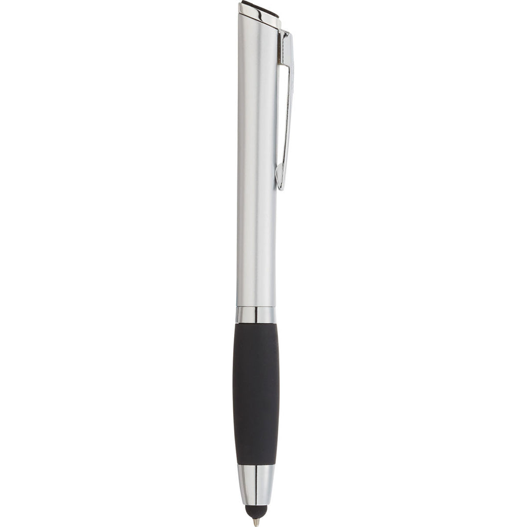 Scripto Silver Score Phone Holder Ballpoint Stylus