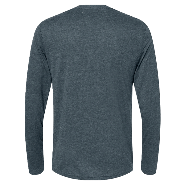 Next Level Men's Indigo Triblend Long-Sleeve Crew Tee