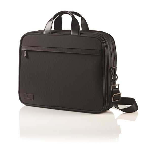 Hartmann Black Minimalist Double Compartment Brief