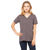 Bella + Canvas Women's Asphalt Relaxed Jersey Short-Sleeve V-Neck T-Shirt