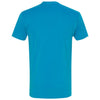 Next Level Men's Turquoise Premium Fitted Sueded Crew