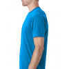 Next Level Men's Turquoise Premium Fitted Sueded Crew