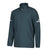 adidas Men's Onix/White Team Iconic Long Sleeve Quarter Zip