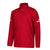 adidas Men's Power Red/White Team Iconic Long Sleeve Quarter Zip