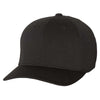 Flexfit Men's Black 3D Hexagon Stretch Jersey Cap