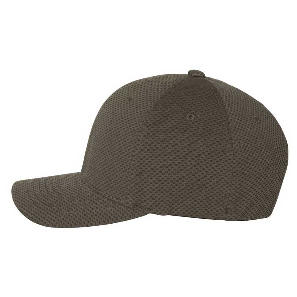 Flexfit Men's Dark Grey 3D Hexagon Stretch Jersey Cap