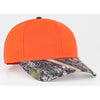 Pacific Headwear Blaze Orange/Conceal Adjustable Blaze Orange Camo Cap