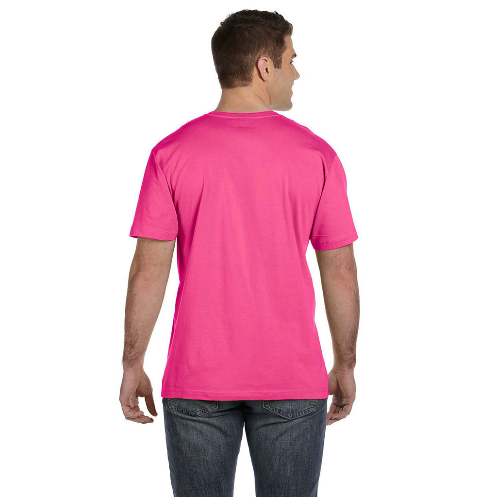 LAT Men's Hot Pink Fine Jersey T-Shirt