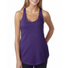 Next Level Women's Purple Rush Terry Racerback Tank