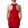 Next Level Women's Red Terry Racerback Tank