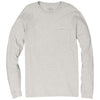 Vineyard Vines Men's Grey Heather Blank Long-Sleeve Pocket Tee