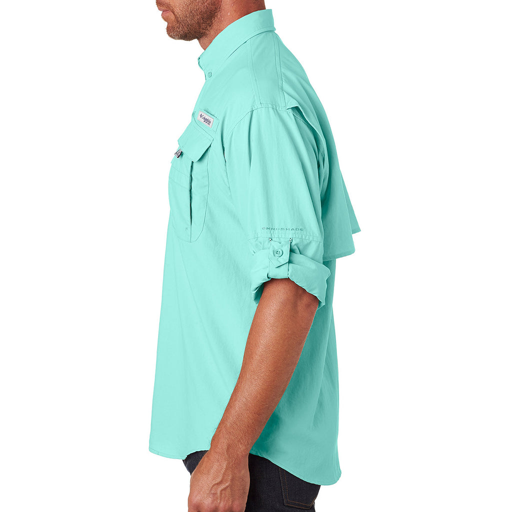 Columbia Men's Bahama II Long Sleeve Shirt - Gulf Stream
