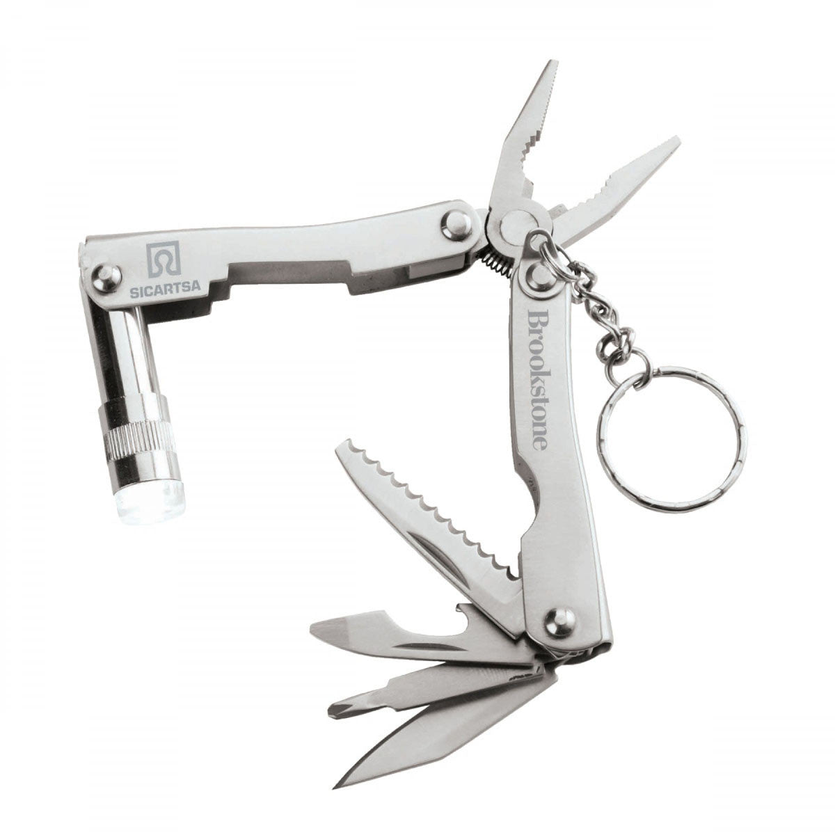 Brookstone Silver 8 in 1 Multi Tool