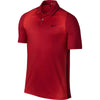 Nike Men's Gym Red TW Velocity Max Mesh Framing Polo