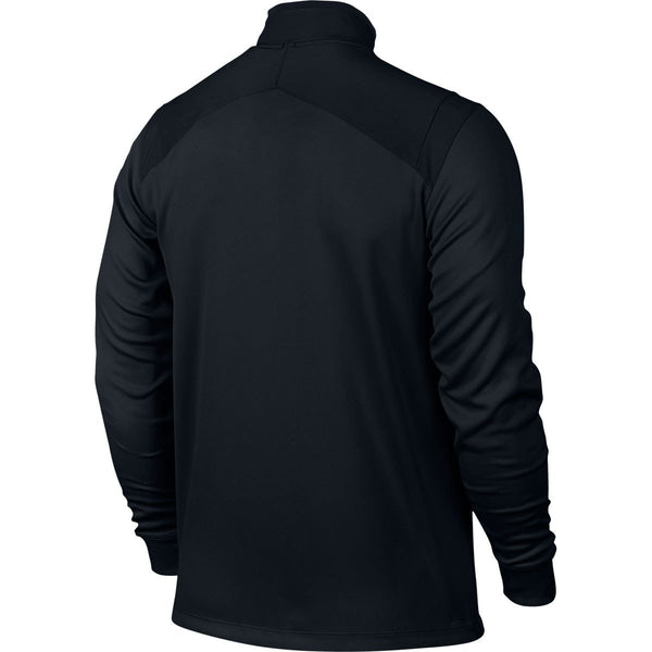 Nike Men's Black/Black Dri-Fit Half Zip Long Sleeve Top