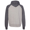 Weatherproof Men's Heather/Charcoal Marled Raglan Full-Zip Sweatshirt