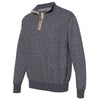 Weatherproof Men's Charcoal Marled Quarter-Zip Sweatshirt