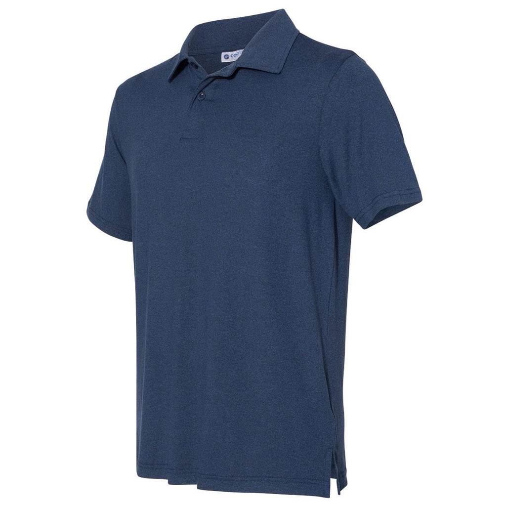 Weatherproof Men's Deep Pacific Cool Last Heather Luxe Sport Shirt