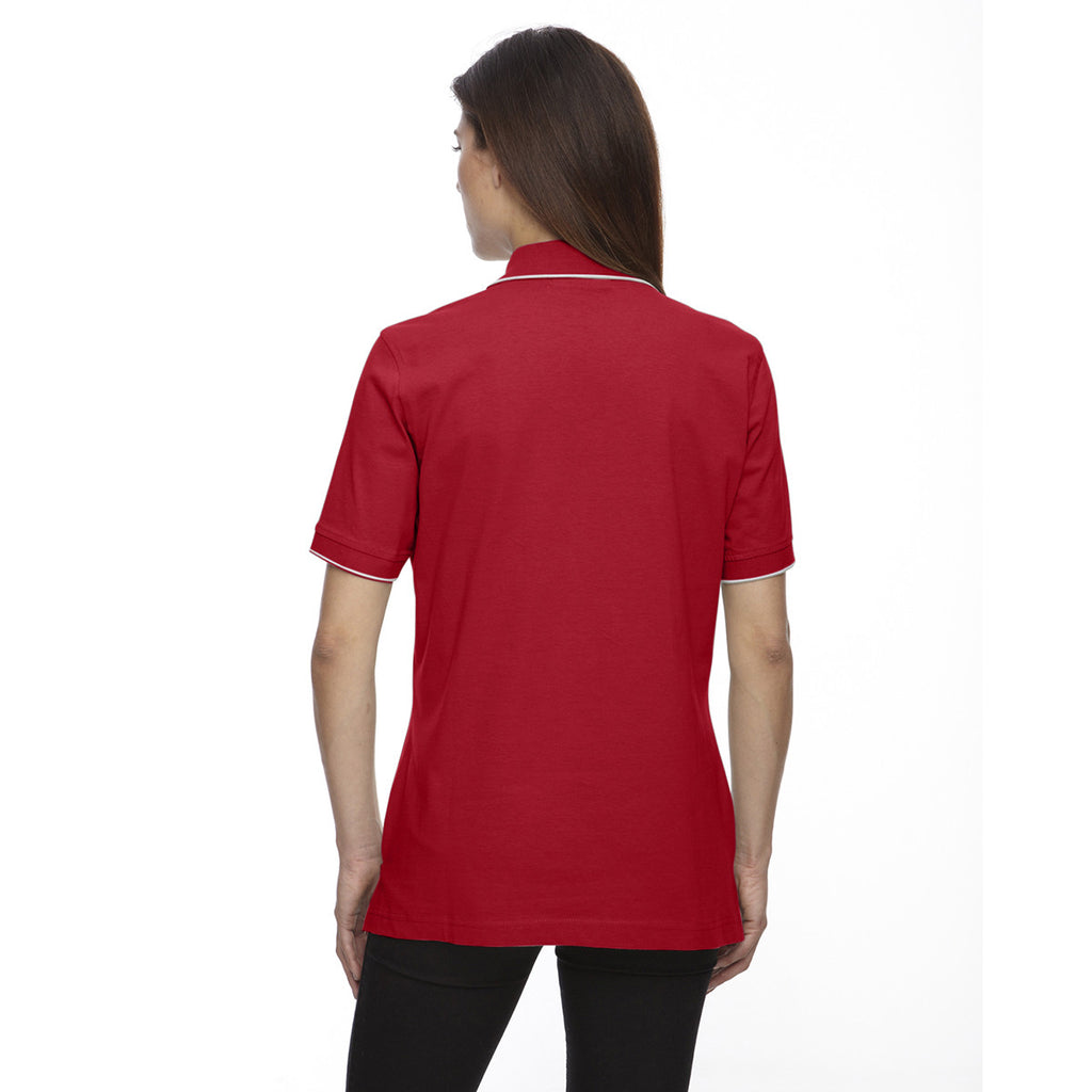 Extreme Women's Crimson Cotton Jersey Polo