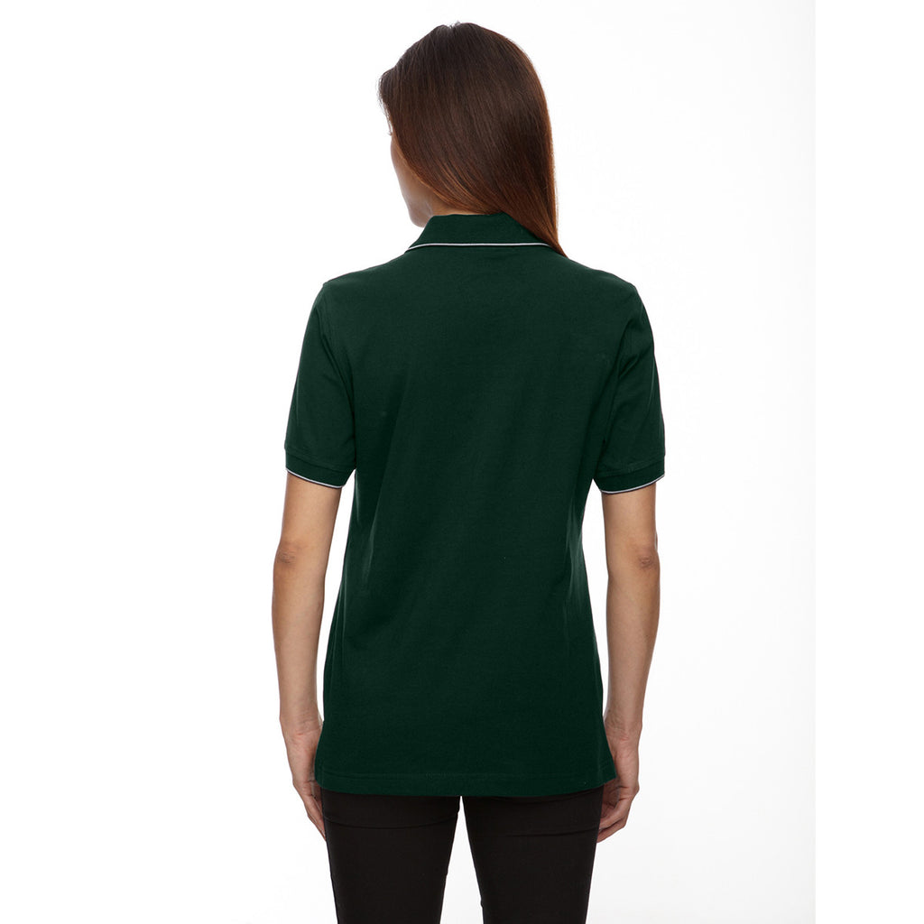 Extreme Women's Forest Green Cotton Jersey Polo