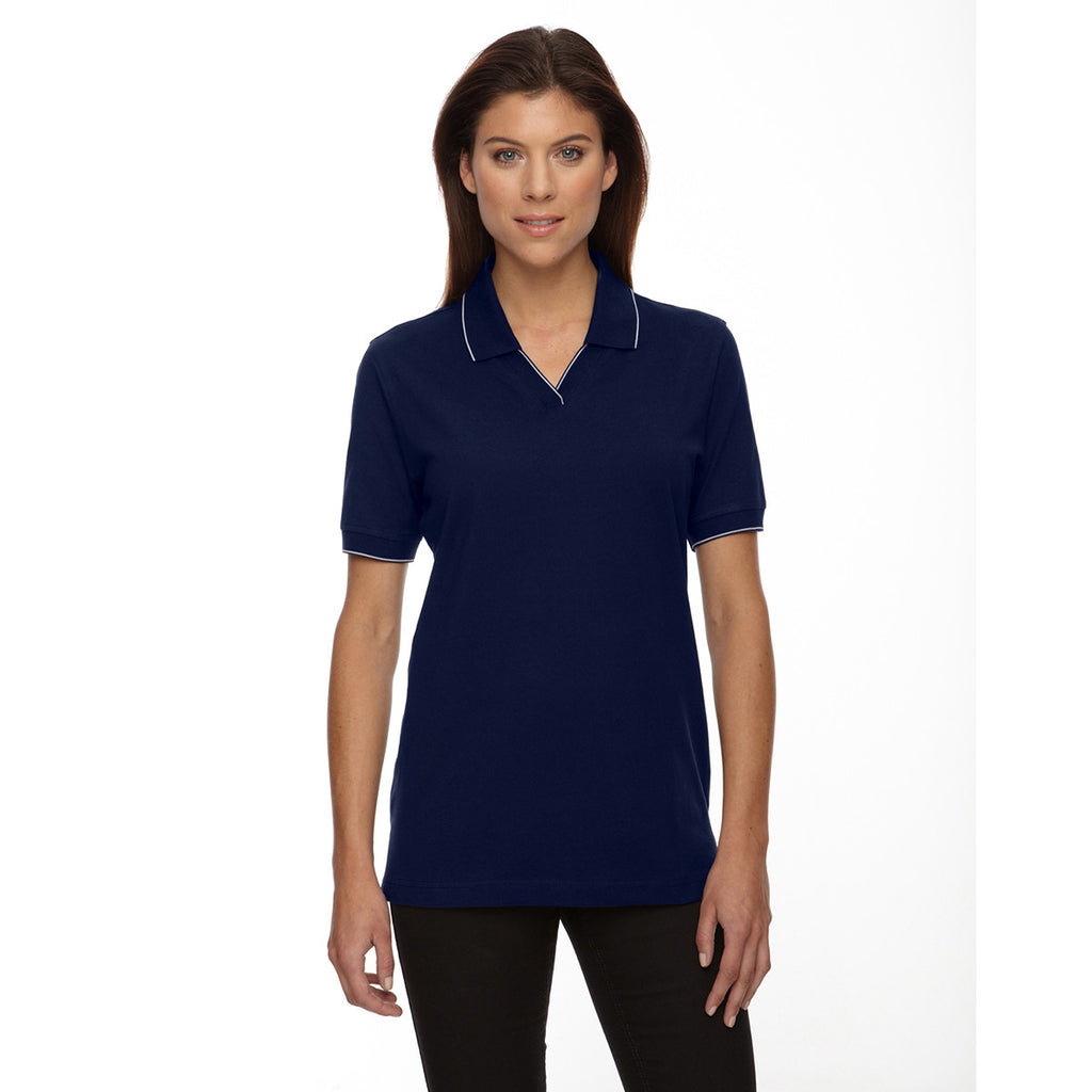 Extreme Women's Navy Cotton Jersey Polo