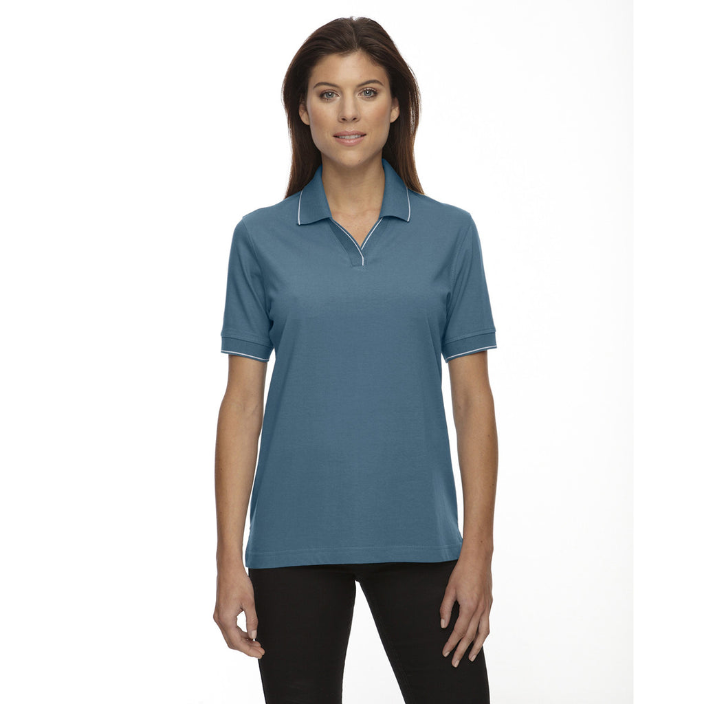 Extreme Women's Newport Blue Cotton Jersey Polo