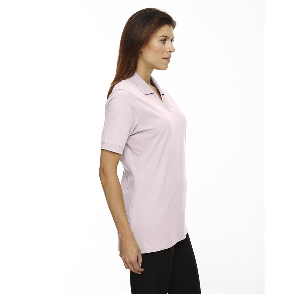 Extreme Women's Powder Pink Cotton Jersey Polo