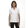 Extreme Women's White/Navy Cotton Jersey Polo