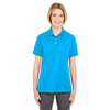 UltraClub Women's Coast Platinum Honeycomb Pique Polo