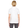 UltraClub Women's White Platinum Honeycomb Pique Polo