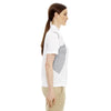 Extreme Women's White Eperformance Parallel Snag Protection Polo with Piping