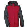 Core 365 Women's Classic Red/Carbon Inspire Colorblock All-Season Jacket