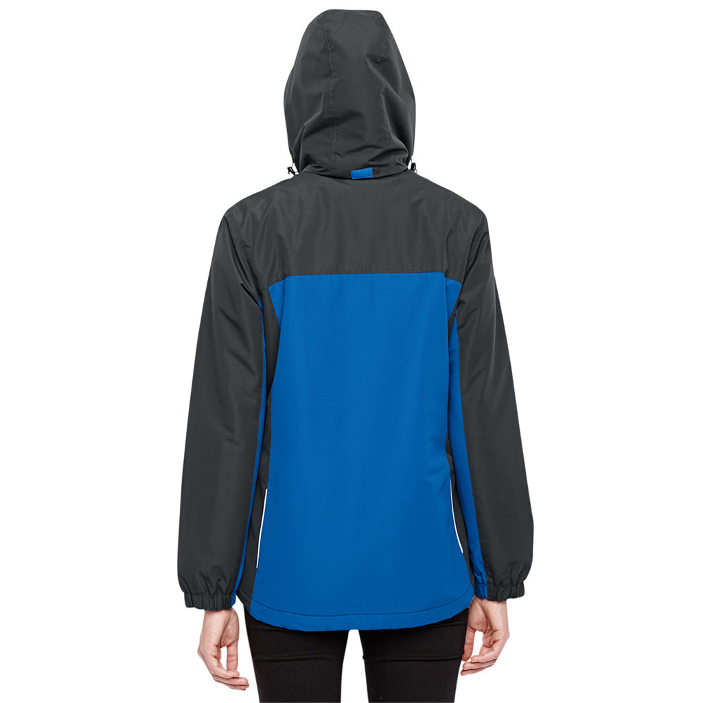 Core 365 Women's True Royal/Carbon Inspire Colorblock All-Season Jacket