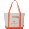 Leed's Orange Cotton Canvas Premium Boat Tote 18 oz