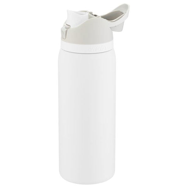 Owala FreeSip Stainless Steel Water Bottle - Shy Marshmallow White