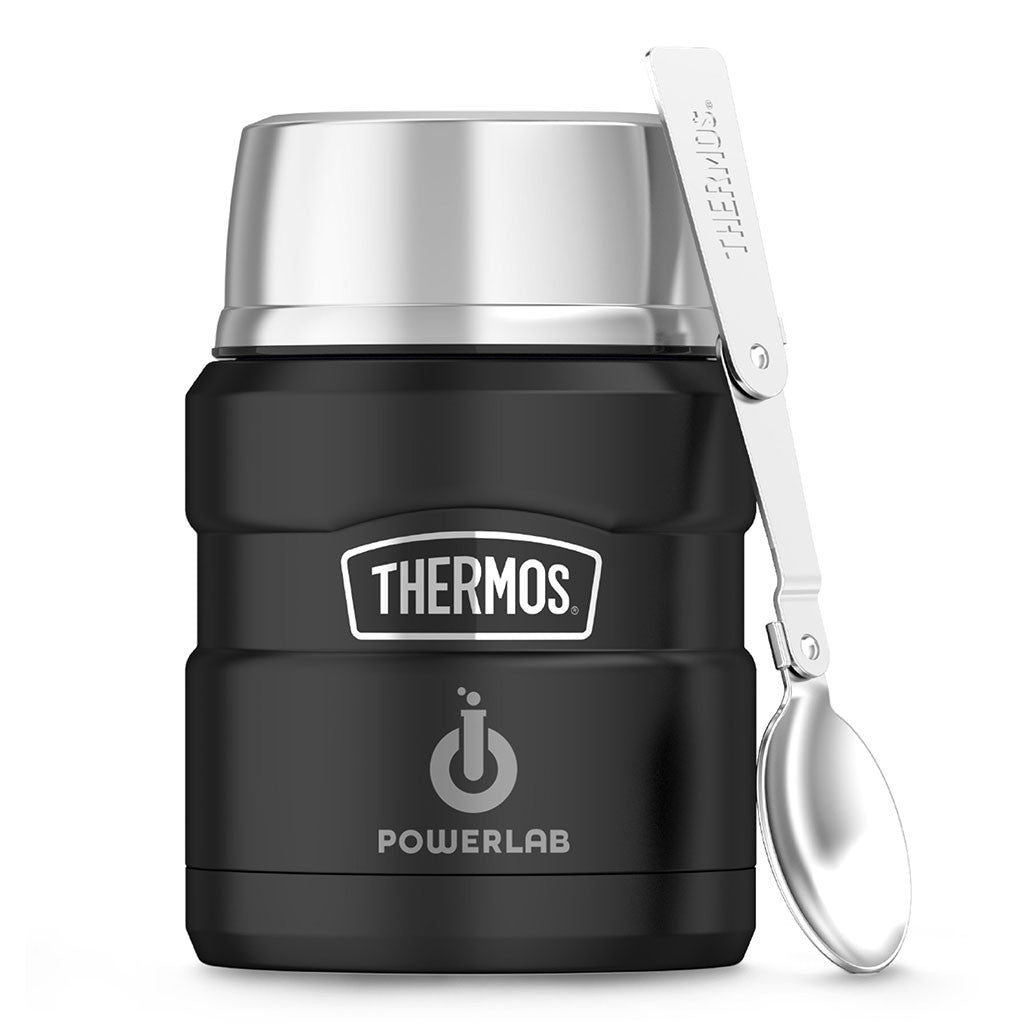 Thermos Stainless King Food Jar with Spoon - 16 Oz.