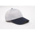 Pacific Headwear Silver/Navy Velcro Adjustable Coolport Mesh Cap