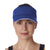 UltraClub Women's Royal/White Classic Cut Brushed Cotton Twill Sandwich Visor