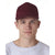 UltraClub Men's Maroon Classic Cut Cotton Twill 5-Panel Cap