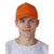 UltraClub Men's Orange Classic Cut Cotton Twill 5-Panel Cap