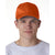 UltraClub Men's Orange Classic Cut Cotton Twill 6-Panel Cap