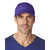 UltraClub Men's Purple Classic Cut Cotton Twill 6-Panel Cap