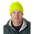 UltraClub Unisex Safety Yellow Knit Beanie with Cuff