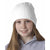 UltraClub Women's White Knit Beanie