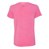 J. America Women's Cosmic Pink Oasis Wash V-Neck T-Shirt