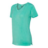 J. America Women's Spearmint Oasis Wash V-Neck T-Shirt