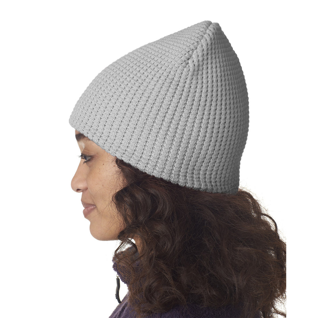 UltraClub Women's Grey Waffle Beanie