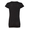 J. America Women's Black/Silver Glitter T-Shirt